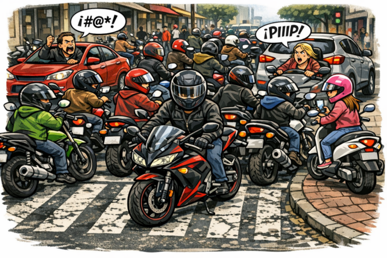 Los veinte mandamientos de los malandros motociclistas de aquí, de allá y acullá / Por José Hermilo Amezcua