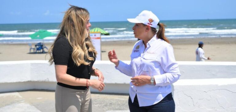 ¿Y el derrame petrolero apá? Gobernadora de Veracruz asegura que las playas están listas para Semana Santa